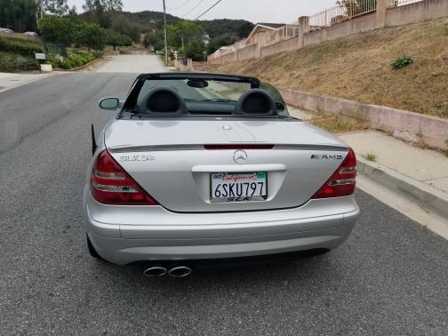 Silver 2003 Mercedes-Benz SLK-Class SLK32 AMG